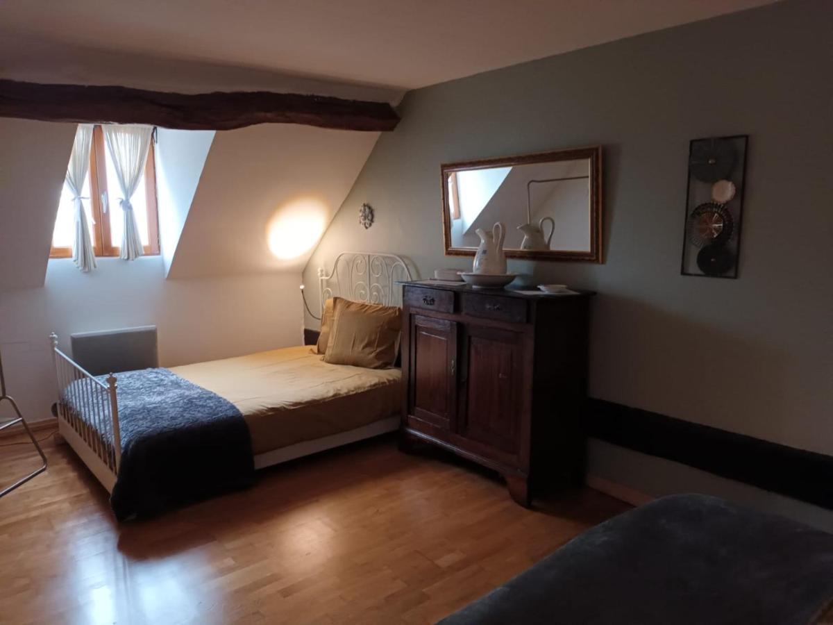 Chambre Dhotes B&B Le Figuier Benayes Rum bild